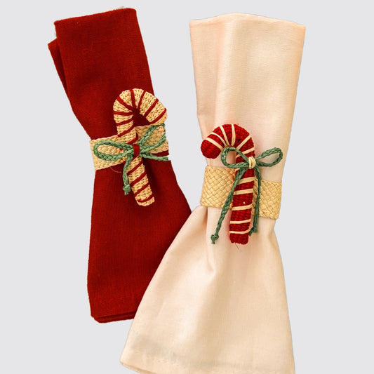 Candy Cane Napkin Ring for Holiday / Christmas Season