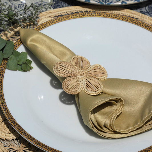 Blossom Napkin Ring - Made of Iraca Palm